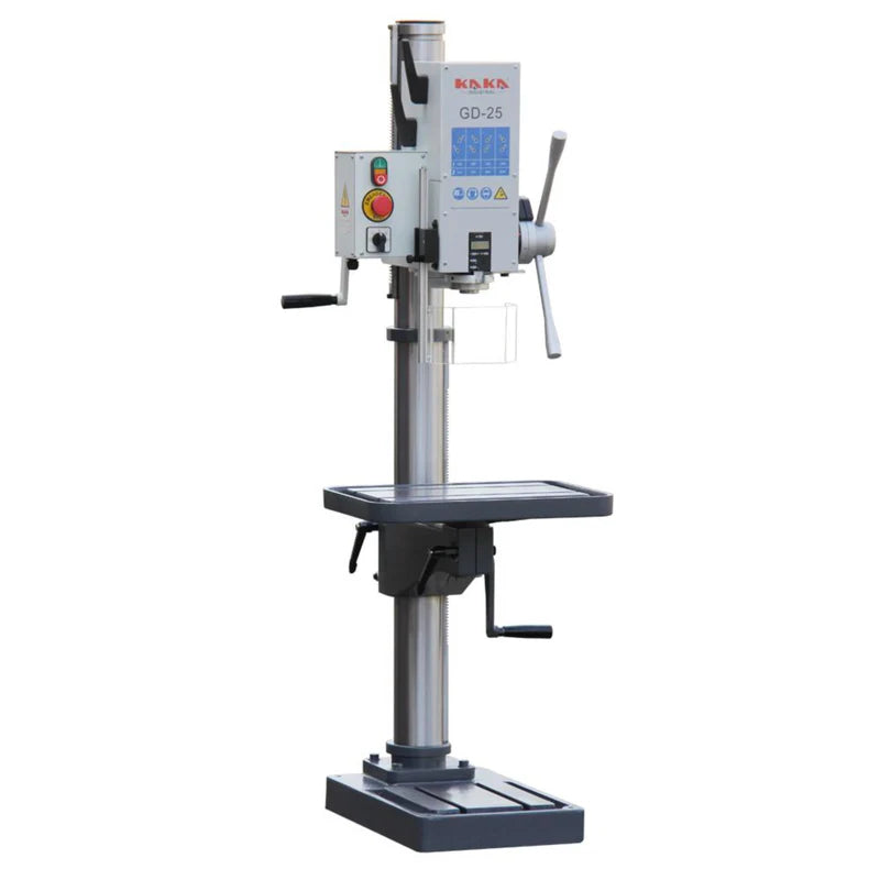GD-25 Taladro Vertical de Columna de Ocho Velocidades, Cap. de Barrenado 25 mm 1.2 HP de Potencia