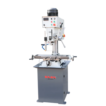Taladro Fresador DM-32A, Fresadora de cabezal engranado con función de roscado