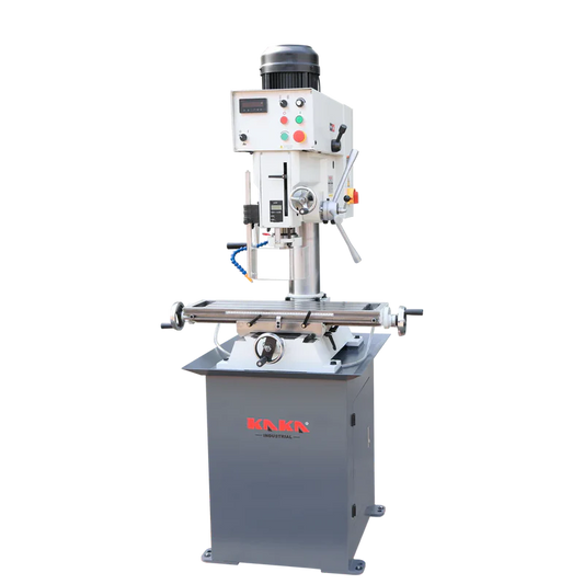 Taladro Fresador DM-32A, Fresadora de cabezal engranado con función de roscado