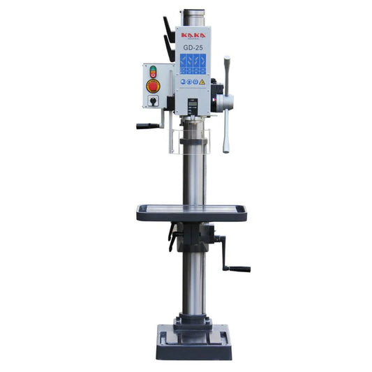 GD-25 Taladro Vertical de Columna de Ocho Velocidades, Cap. de Barrenado 25 mm 1.2 HP de Potencia