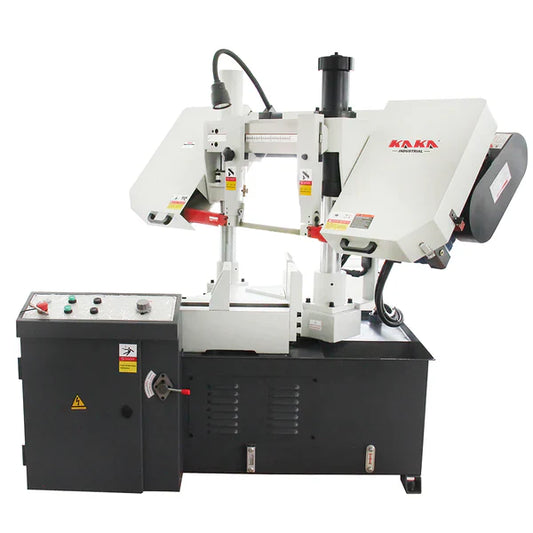 TBK-11A (TBK-4228A) Maquina Sierra Cinta Doble Columna con Inglete Capacidad de Corte 11" (280mm), 230V, 60Hz, Trifásica (3PH)